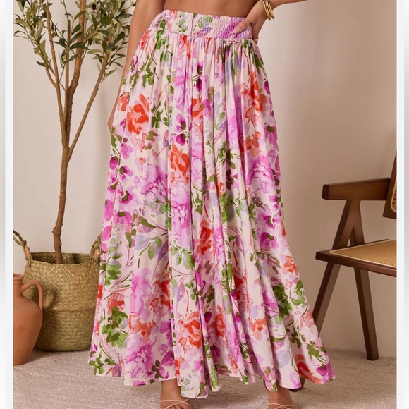 NWT By Together Floral Maxi Skirt size small - Picture 10 of 10